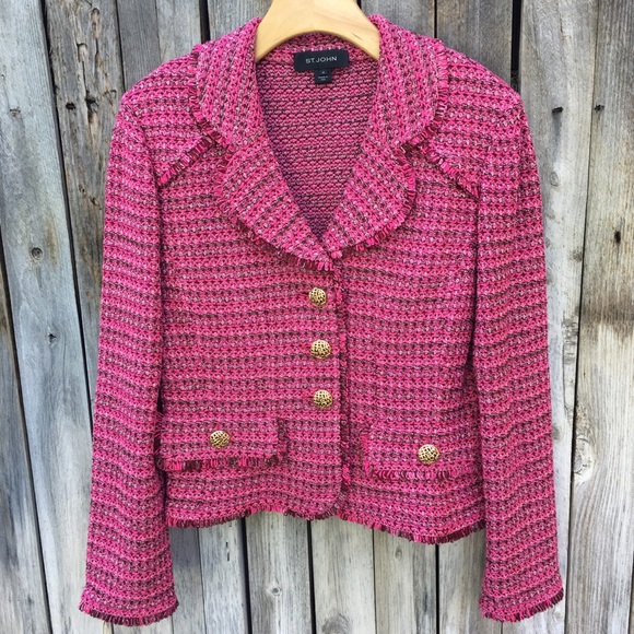 st john pink jacket